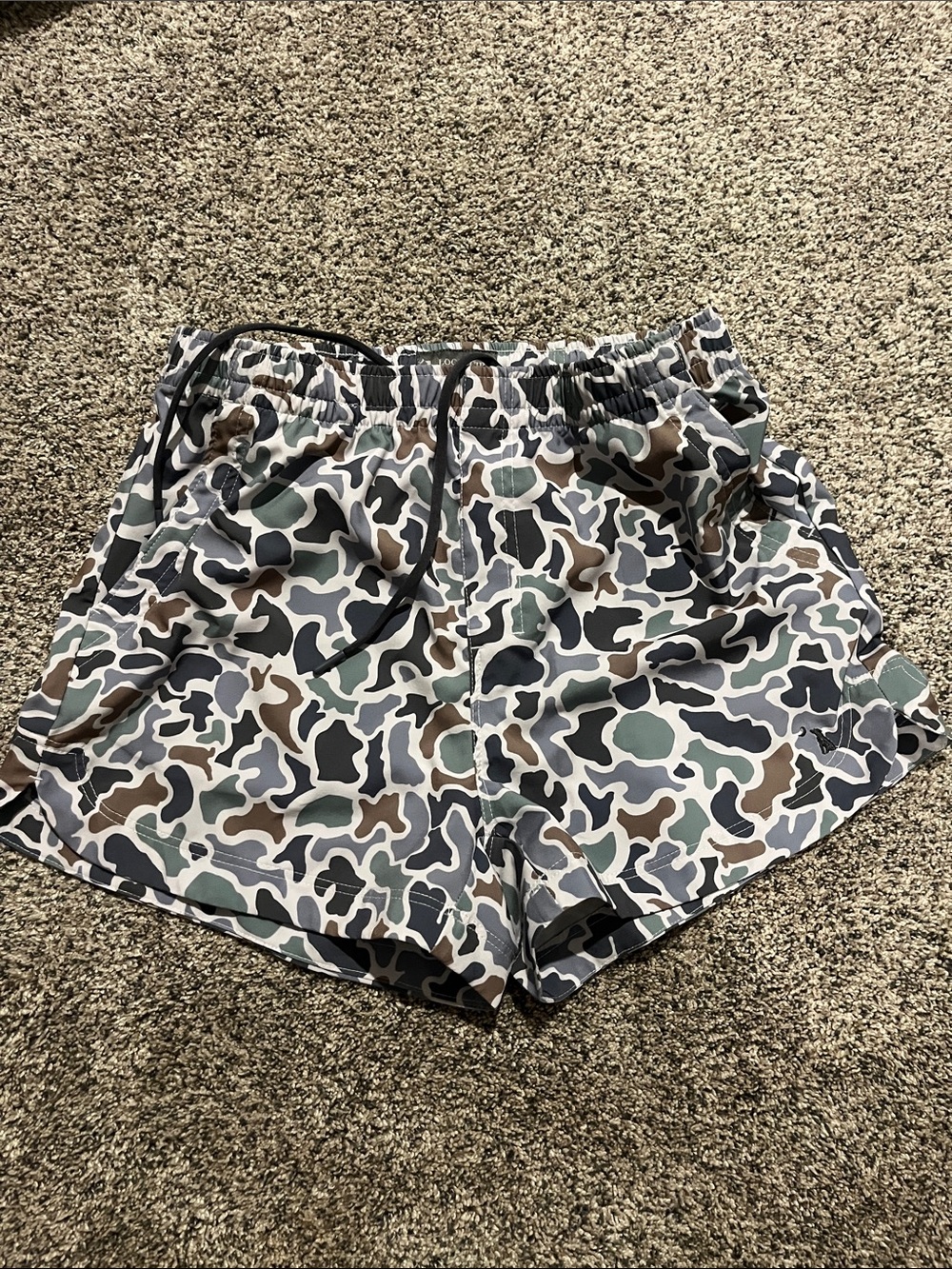 Local Girl Women’s Athletic Shorts - Green/Brown/Gray